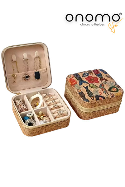 Onomo Life Jewelry Box, Organizer Jewelry Organizer Fish Pattern