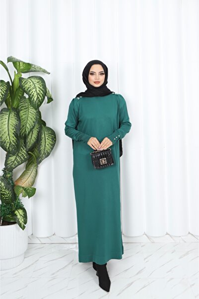 NİSUM MODA Pearl Mercerized Dress