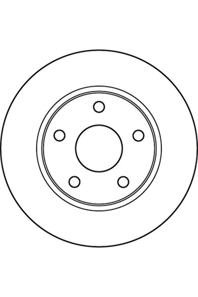 TRW Brake Disc Set Jeep Wrangler 3/Wrangler 4 2007-2017
