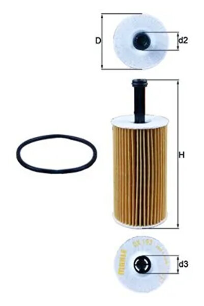 MAHLE Filtru Ulei Citroen Berlingo / Berlingo First Microbus/C2/C3 1 Peugeot ...