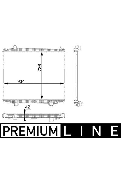 MAHLE Radiator Racire Motor Man Tgs 1