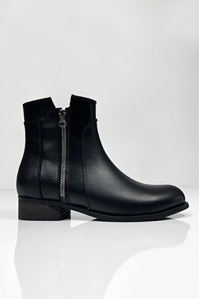 Diego Carlotti Hakiki Deri Kadın Günlük Klasik Bot DC9817