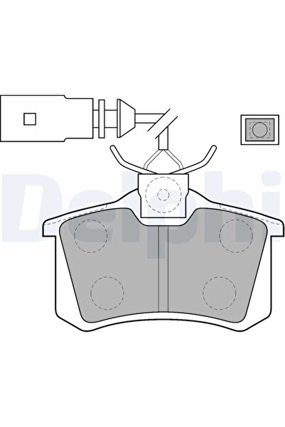 DELPHİ Brake Pad Set Disc Brake Audi A4 B5 Ford Galaxy 1