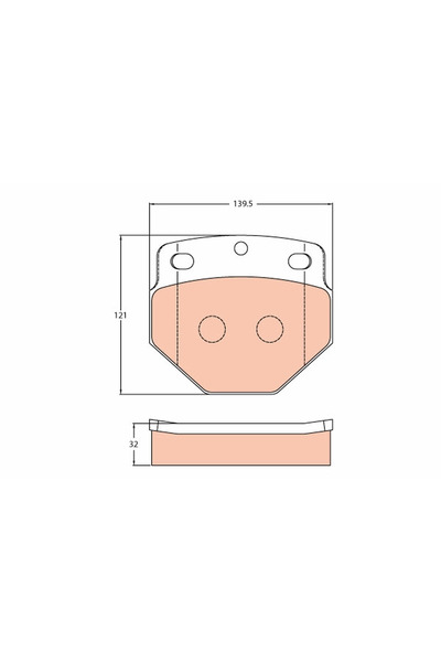 TRW Set Placute Frana Frana Disc Bova Futura Daf Sb