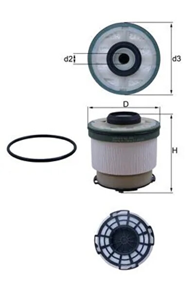 MAHLE Filtru Combustibil Ford Ranger Ford Australia Ranger Pick-Up/Ranger Pla...