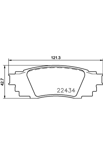 Brembo Set Placute Frana Frana Disc Lexus Es/Rx/Ux Toyota C-Hr/Camry