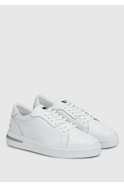Provoq Λευκό Δερμάτινο Ανδρικό Sneaker
