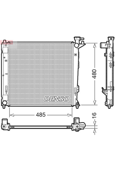 DENSO Radiator Racire Motor Hyundai IX35 Kia Sportage 3/Sportage 4