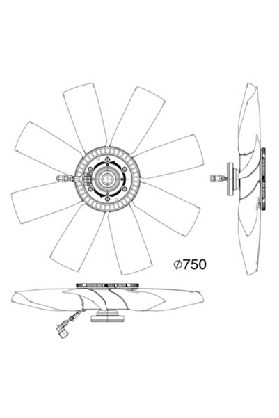 MAHLE Ventilator Radiator Volvo Fh