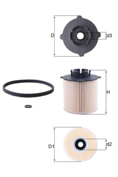MAHLE Filtru Combustibil Chevrolet Cruze/Orlando Opel Astra J/Insignia A/Zafi...