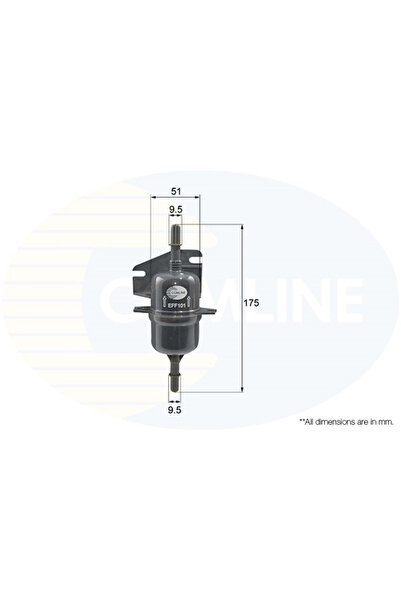 Comline Filtru Combustibil Fiat Albea/Palio/Seicento / 600