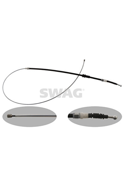 SWAG Cablu Frana De Parcare Spate Vw Caddy 3 Autoutilitara/Limuzina Spatioasa...