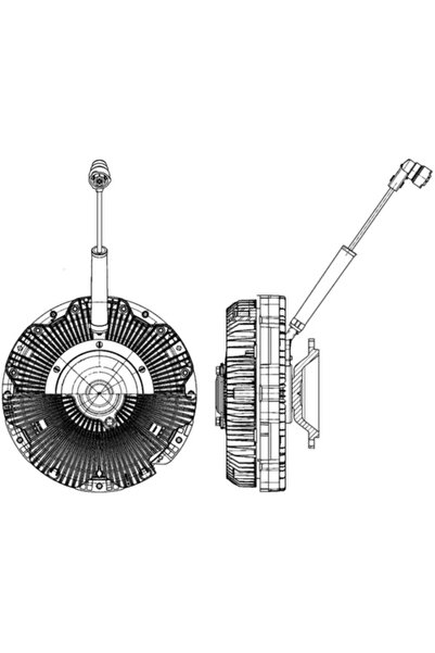 MAHLE Cupla Ventilator Radiator Mercedes-Benz Actros MP4 / MP5/Antos/Arocs