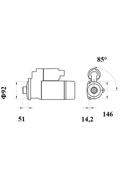 MAHLE Starter Mercedes-Benz Actros/Arocs/Citaro 2 1996-2018
