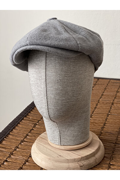 Rupen Kraft قبعة صوفية رمادية للرجال بالنمط البريطاني الشتوي، قبعة بيكي بلايندرز (مرنة)