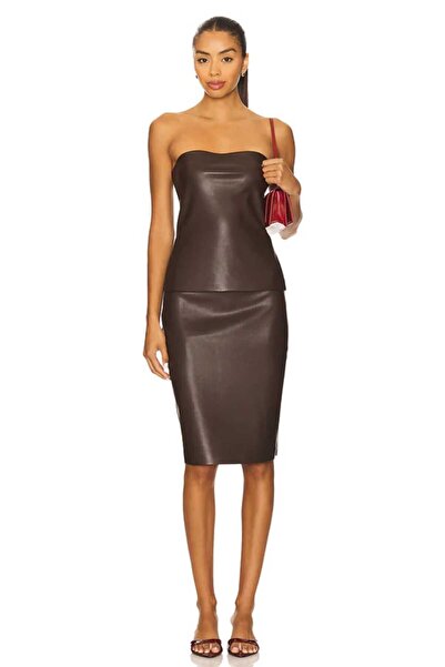 AFR CLOTHES FUSTE MIDI MARO DE ÎNALTĂ CALITATE PENTRU FEMEI