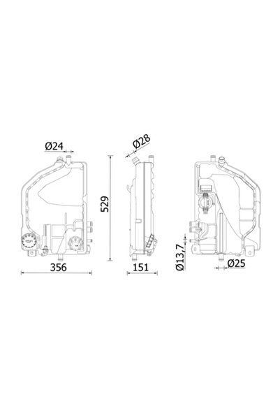 MAHLE Vas De Expansiune Racire Mercedes-Benz Atego