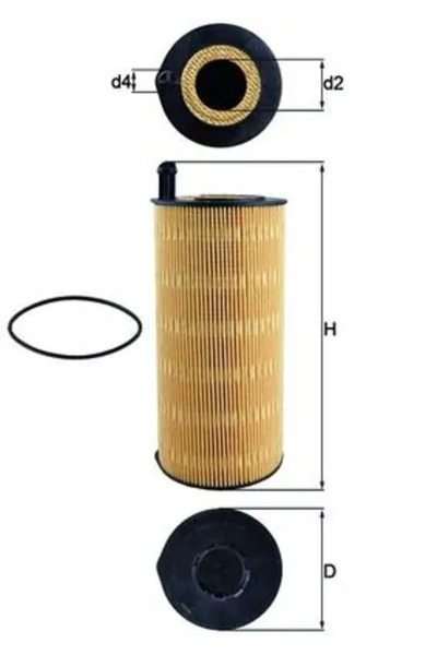 MAHLE Filtru Ulei Claas Xerion Mercedes-Benz Actros MP4 / MP5/Arocs/Capacity