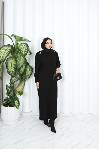 NİSUM MODA Pearl Mercerized Dress