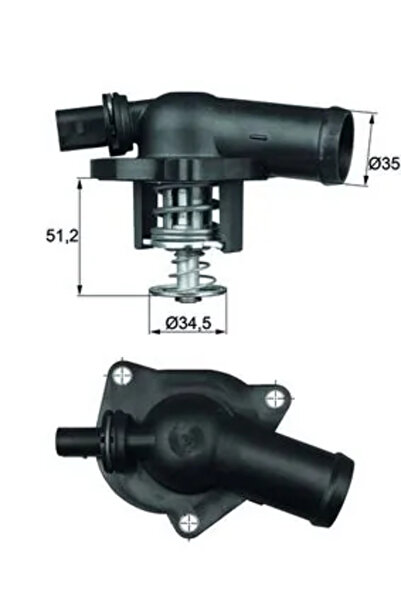 MAHLE Termostat Lichid Racire Audi A2 Vw Bora/Golf 4/Lupo 1