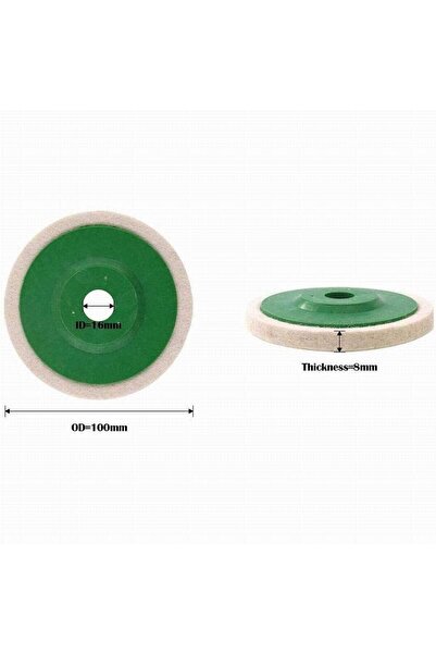 Choice 100mm A 100/115/125mm Wool Felt Polishing Pad Sturdy Angle Grinder Pol...