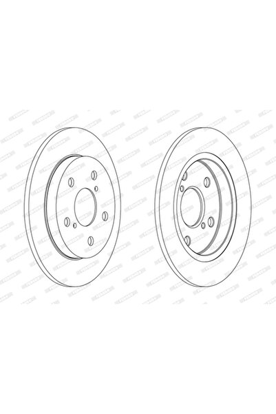 FERODO Disc Frana Toyota Auris/Corolla Quest Limuzina/Corolla Limuzina