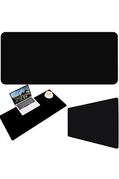 Other Podkładka mata gamingowa na biurko dla gracza XXL 90 x 45 cm - czarna