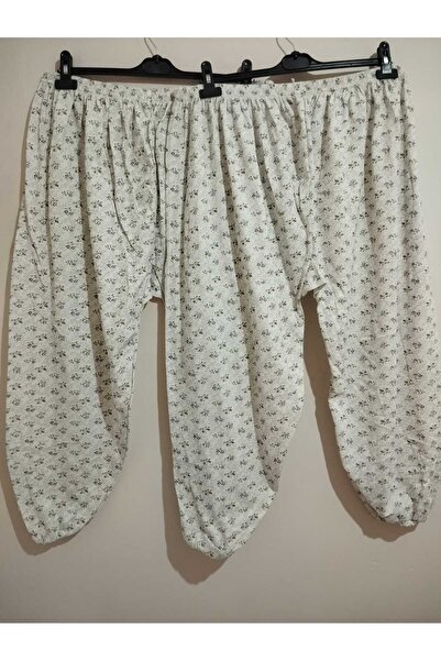 anne moda ankara Winter, Inside Is Quilted, Standard Size, Very Large, 100% Cotton, Pack of 2, Long, Pajama Bottoms