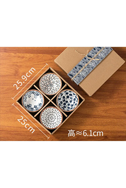 OEM Set of 4 ceramic bowls, FLORICELE model