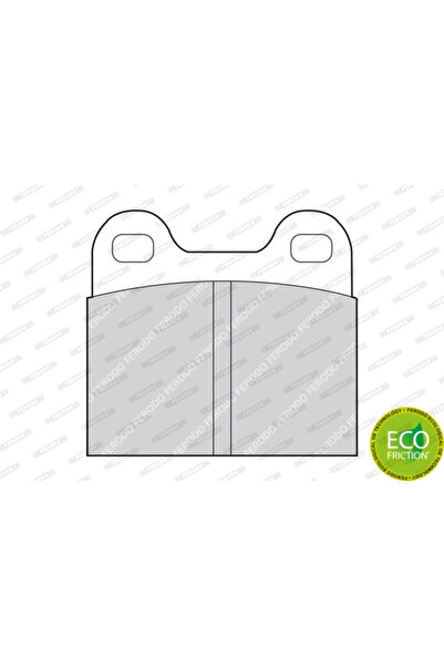 FERODO Brake Pad Set Disc Brake Alfa Romeo Giulia/Gt/Spider Bmw 5