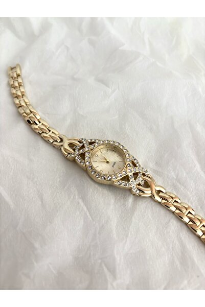VETTA Stone Gold Chain Wristwatch