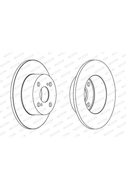 FERODO Disc Frana Toyota Corolla