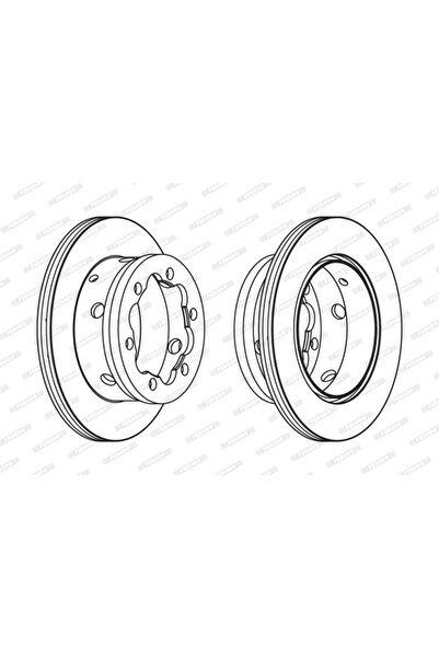 FERODO Disc Frana Mercedes-Benz Sprinter 3-T Bus/Sprinter 3-T Caroserie/Sprin...