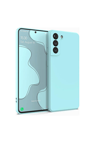 Samsung S21 PLUS compatible case made of velvety silicone with camera protect...