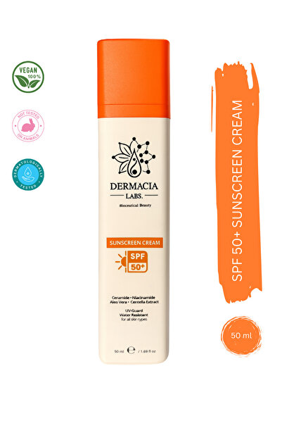 Dermacia Labs واقي شمسي للوجه مضاد للعيوب بعامل حماية من الشمس 50+، ذو أساس م...