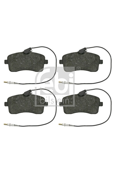 FEBI BILSTEIN Комплект спирачни накладки за преден мост, дискови спирачки Peu...