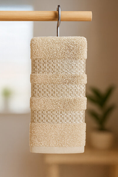 Bella Home Cotton 50*90 cm 6-Piece Boxed Dobby Hand Towels