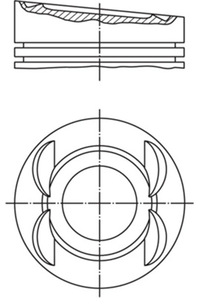MAHLE Piston Audi A3/Tt Vw Eos/Golf 4/Golf 5