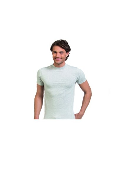 NightLove قميص Öztaş الرجالي ذو الرقبة الدائرية ميلانج 1052- A