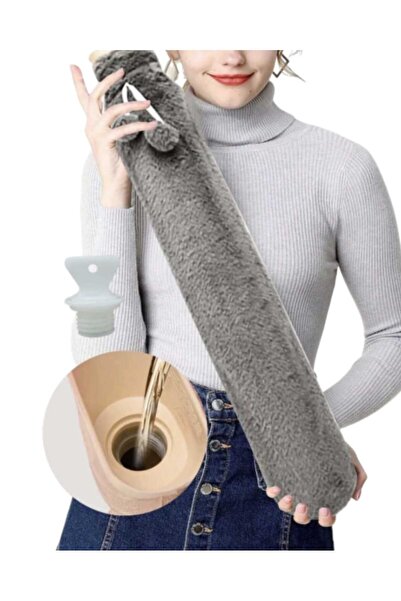 VEYA Rubber water bottle with soft cover for heat and cold therapy to relieve back, neck and menstrual pain