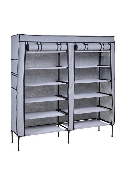 Other Szafa tekstylna na buty Gabi - szara