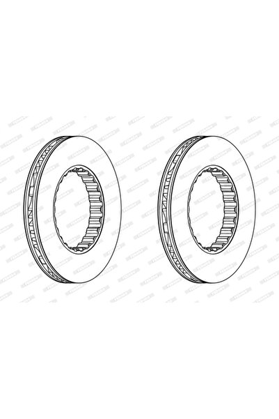 FERODO Disc Frana Renault Trucks D Volvo Fh/Fm