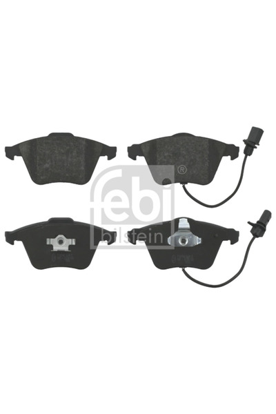 FEBI BILSTEIN Комплект дискови спирачни накладки преден мост Audi A4 B6/A4 B7...