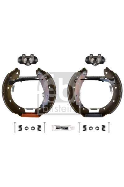 FEBI BILSTEIN Комплект спирачни накладки за заден мост Citroen Berlingo / Ber...