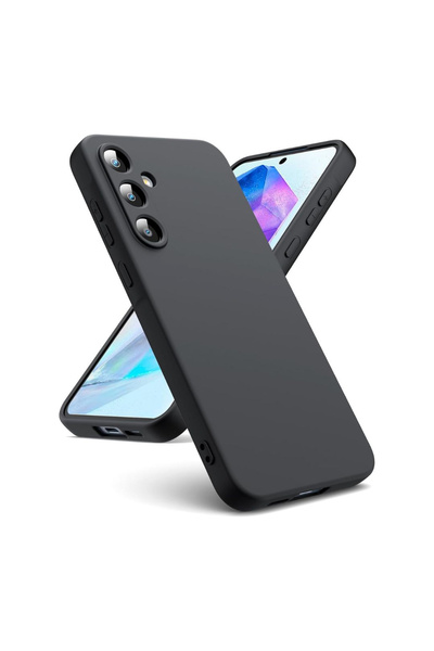 Samsung Carcasă pentru Galaxy S24 din silicon catifelat cu protecție pentru c...