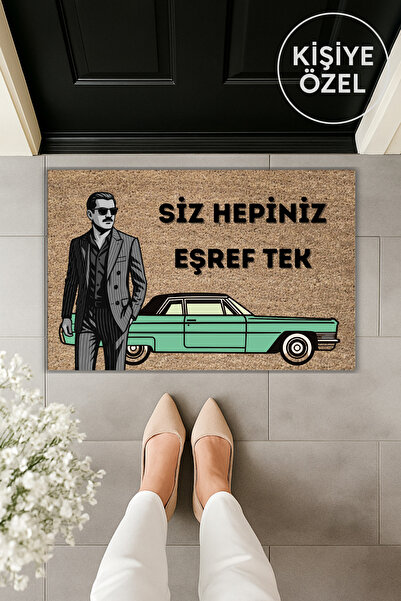 Dormot Modern Digital Printing Doormat – Eşref Dream Doormat 70X45 cm