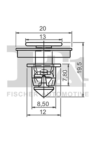 FA1 Clips Acoperire Decorativa Si Protectie Vw Caddy 3 Autoutilitara
