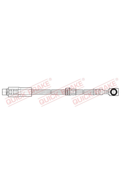 QUICK BRAKE Furtun Frana Opel Astra G/Zafira A Microbus Vauxhall Astra Model 4