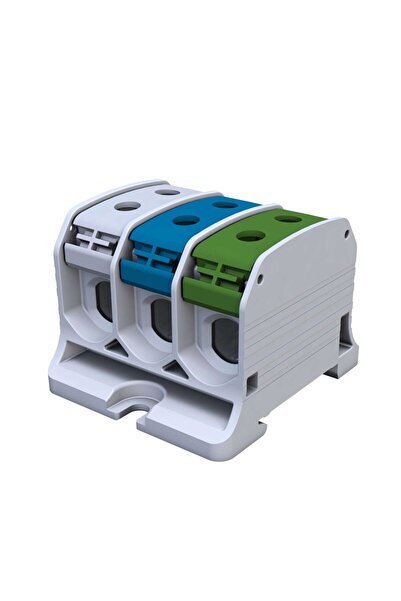 Other Conector filetat pentru șină STB 503X AlCu 87330 SIMBLOCK gri-albastru-...