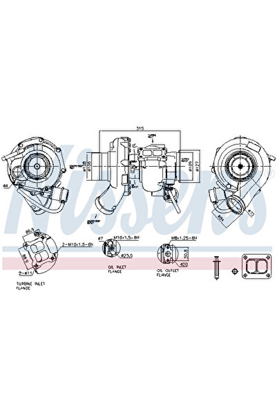 Nissens Compresor Sistem De Supraalimentare Scania G 2/P 2/R 2